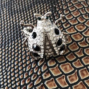 Cute Ladybug Cocktail Ring